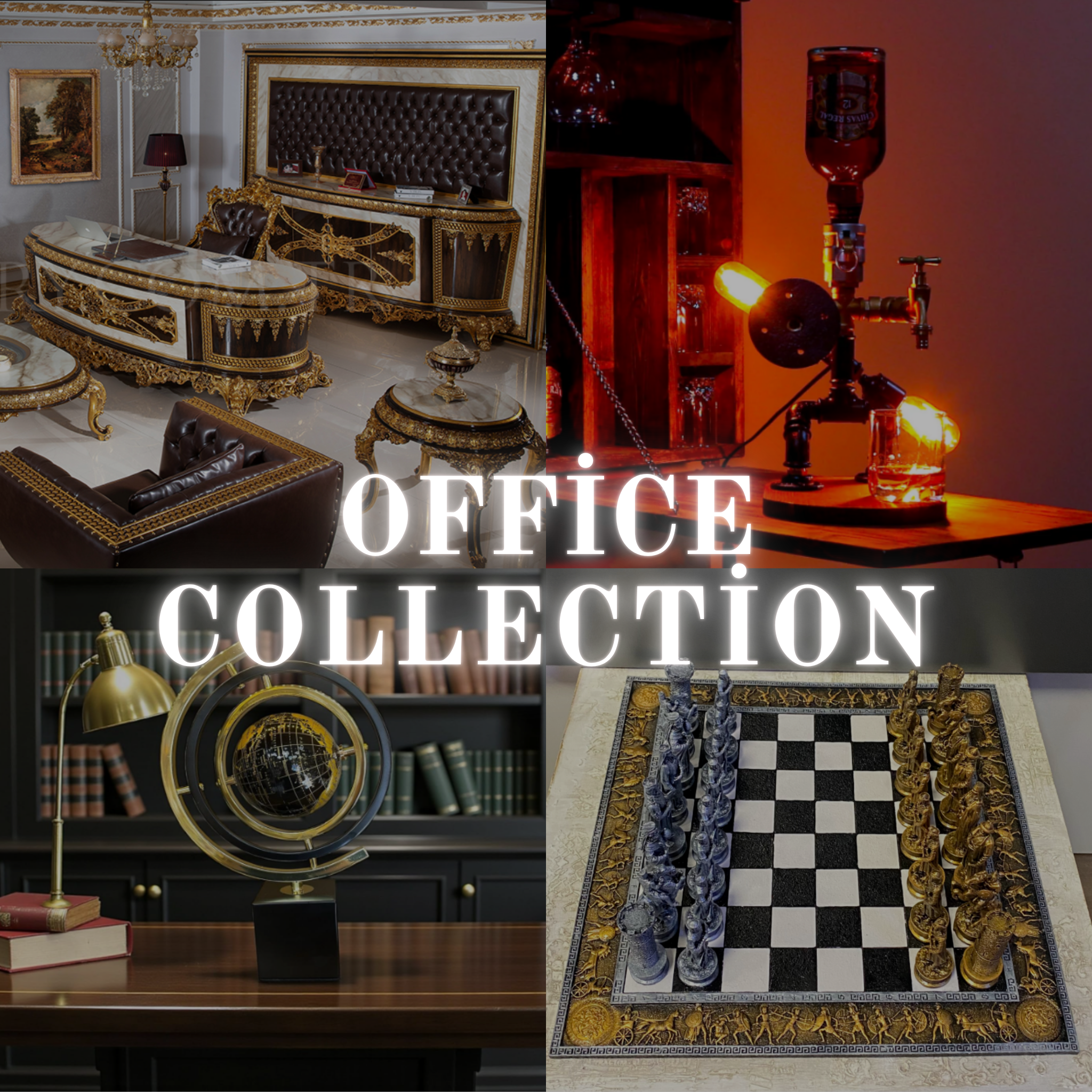 Office Collection | Lüks Ofis Dekorasyonu ve Makam Odası Ürünleri | LÜXSEÇ